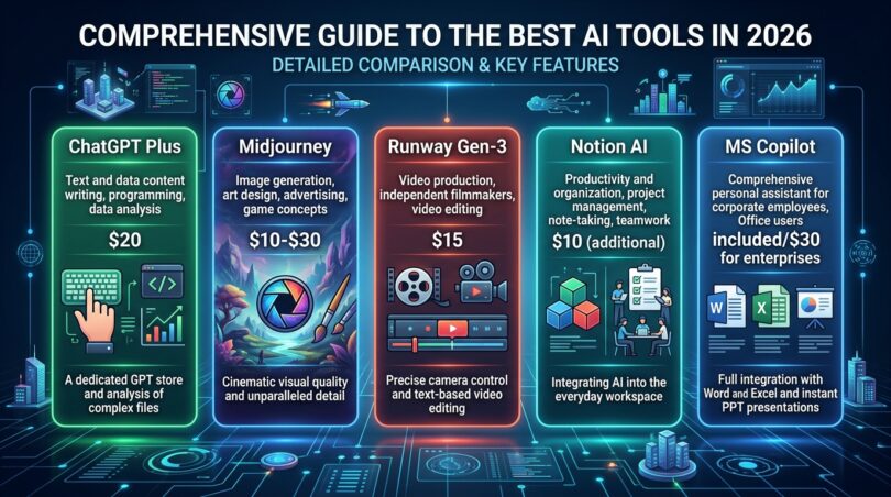 A comprehensive guide to artificial intelligence tools