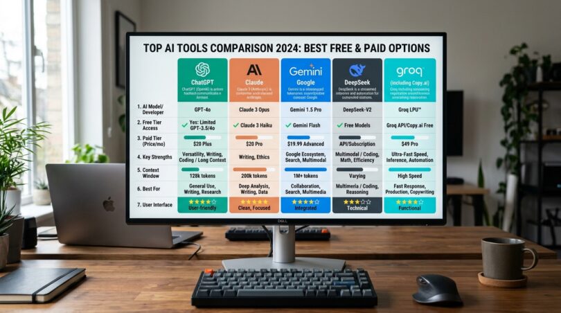 AI tools comparison xonegold