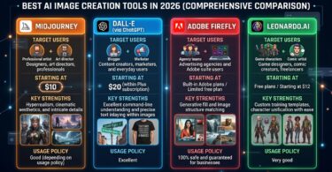 Best AI powered image creation tools